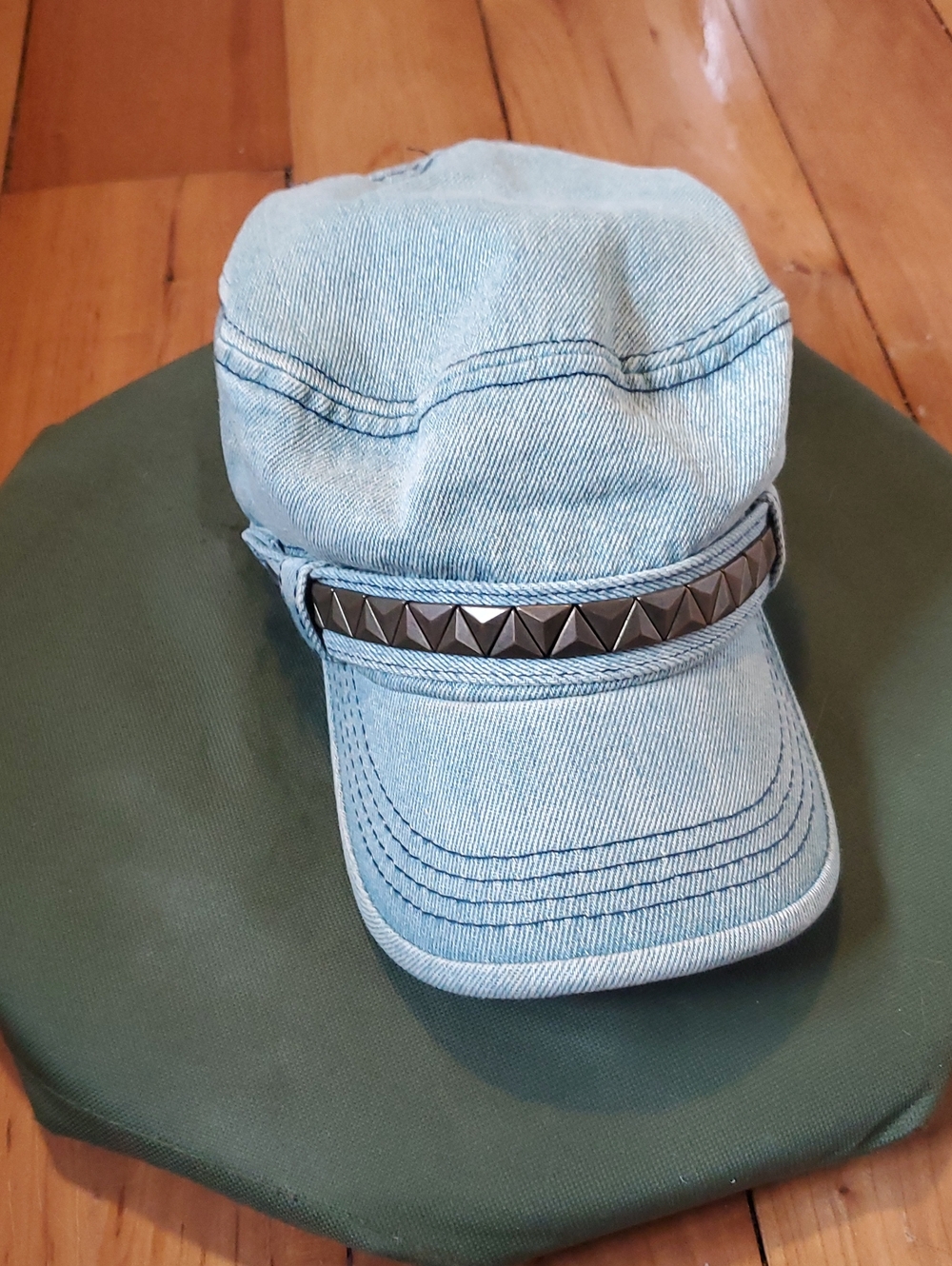 Joe Boxer Light Blue Street Denim Cap Vint.